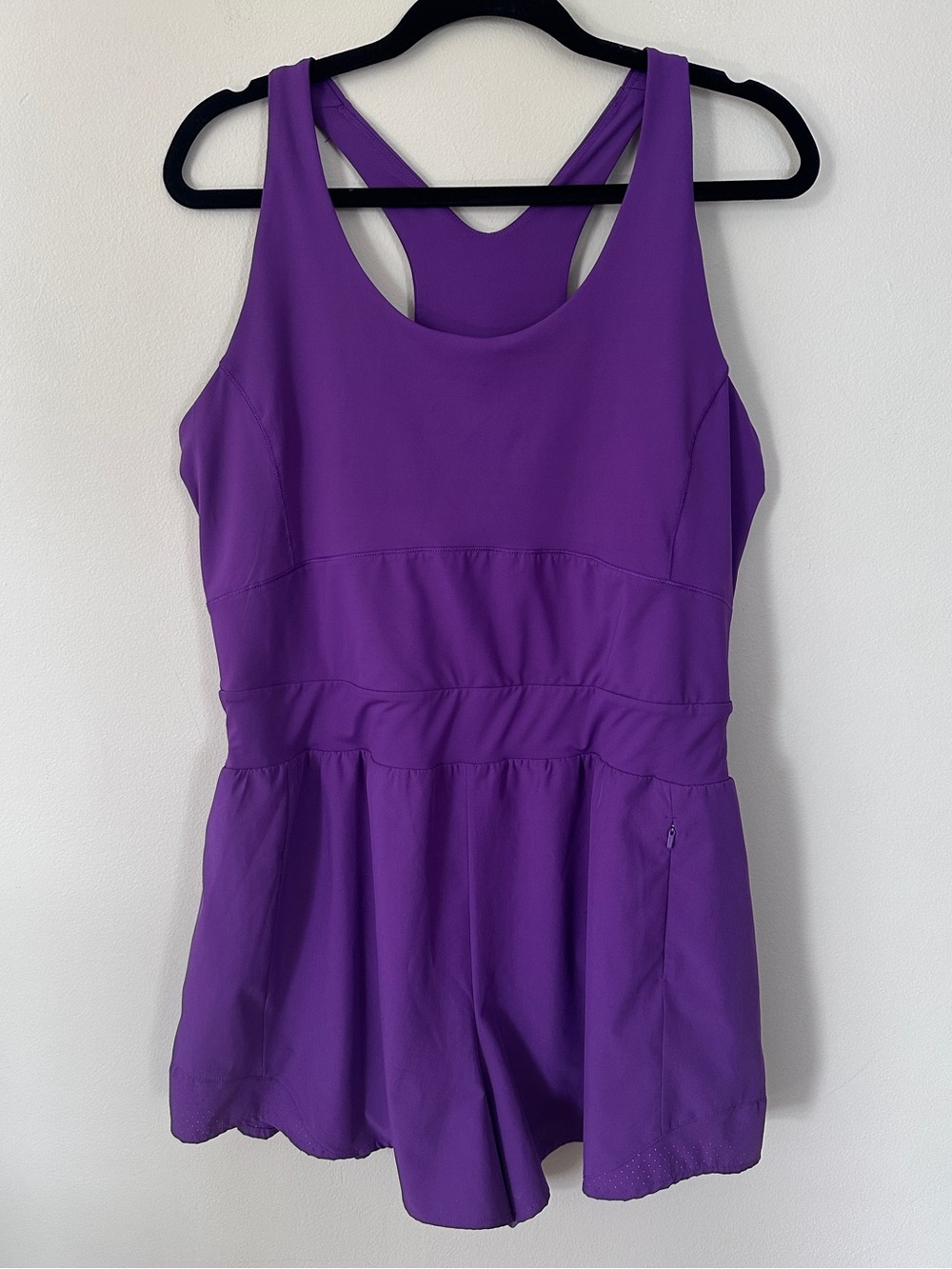 Calia royal purple romper jumpsuit size XL